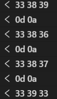 Screenshot: mBlock with the serial monitor open, a column of light readings scrolling